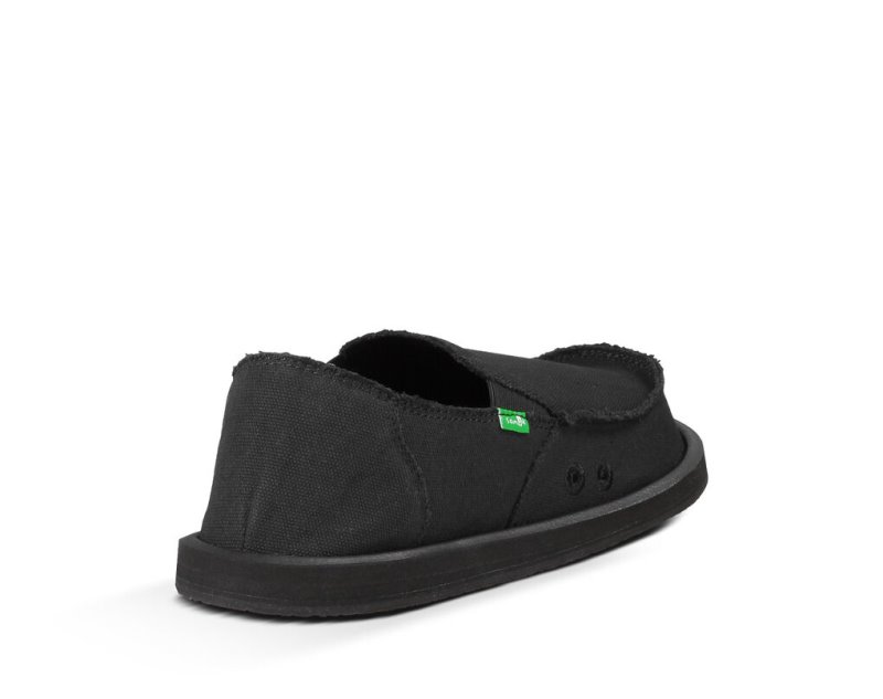 Sanuk Vagabond Men's Shoes Black | Canada 203KOR